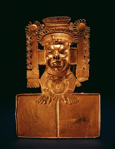 Brustschmuck des Gottes Xipe Totec von Mixtec